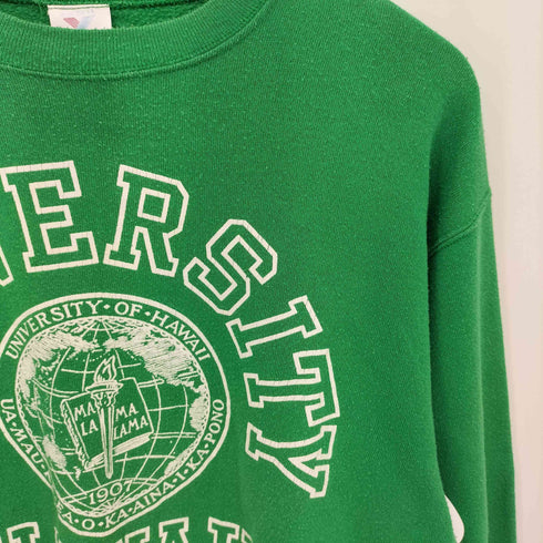 Jostens 80-90s HAWAII UNIVERSITY カレッジ ロゴ プリント スウェット メンズ